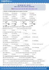 Đề số 5 - Đề kiểm tra học kỳ 2 - Tiếng Anh 8 mới